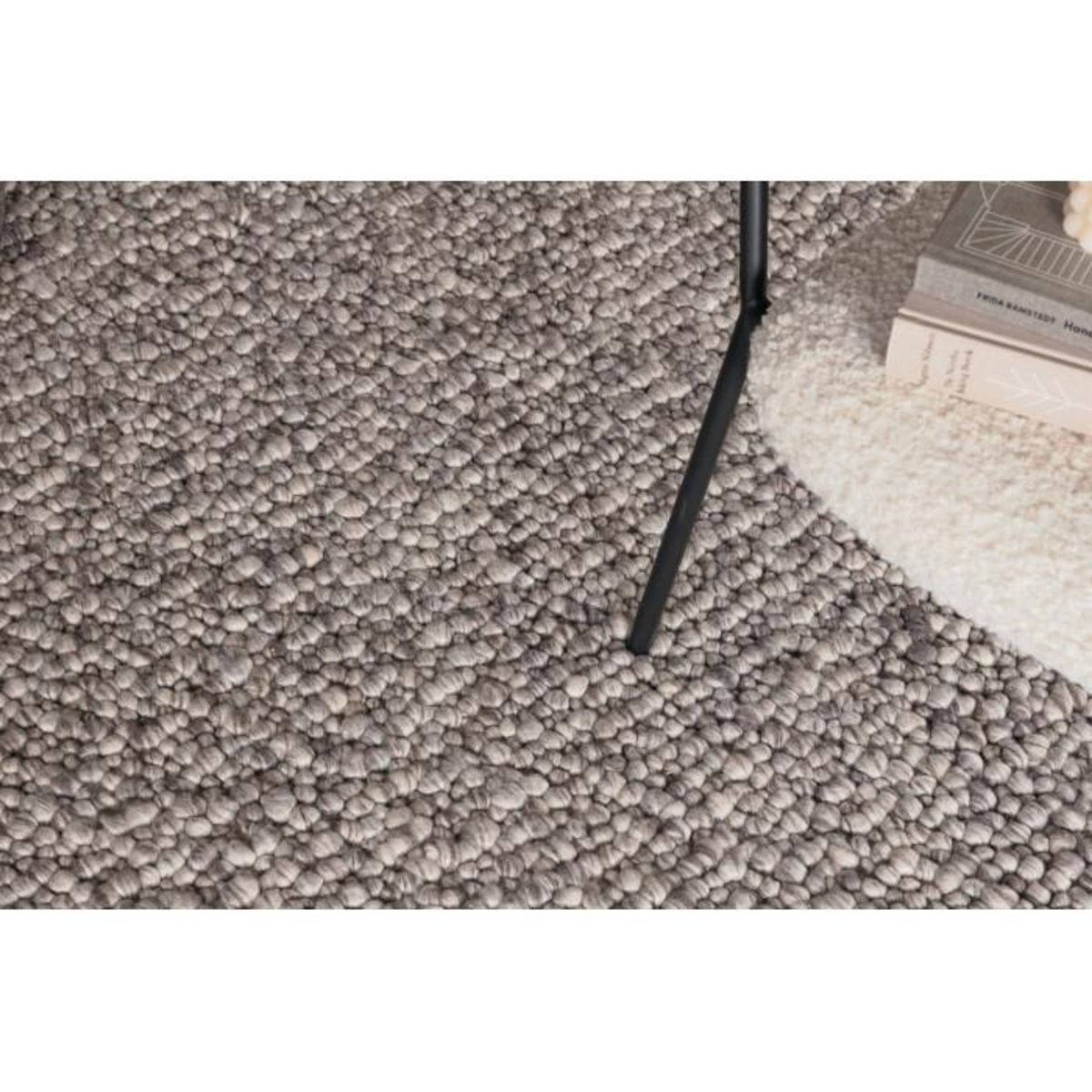 Paris Prix Tapis Déco en Laine  Jajru  250x350cm Gris Clair