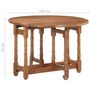 Voir la diapositive 6 : VIDAXL Table a manger Rond 110x76 cm Bois de manguier massif