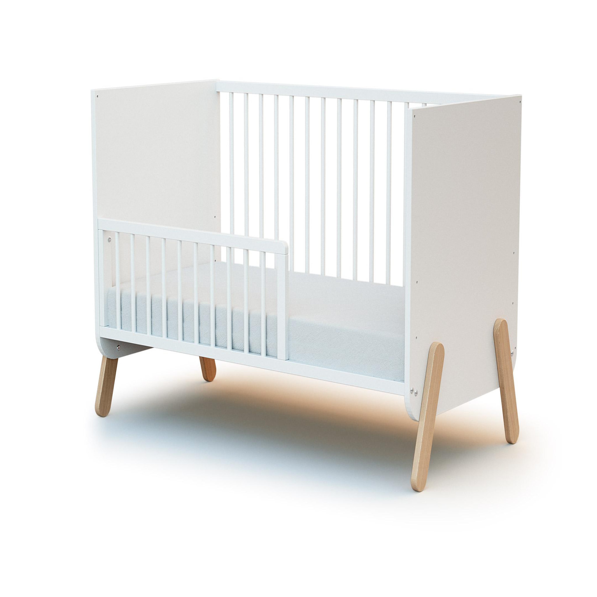 Voir la diapositive 2 : AT4 Barrière de lit bébé FESTIVE en bois