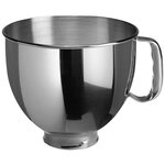 KitchenAid Bol de 4,83l inox à poignée pour robot artisan - 5k5thsbp