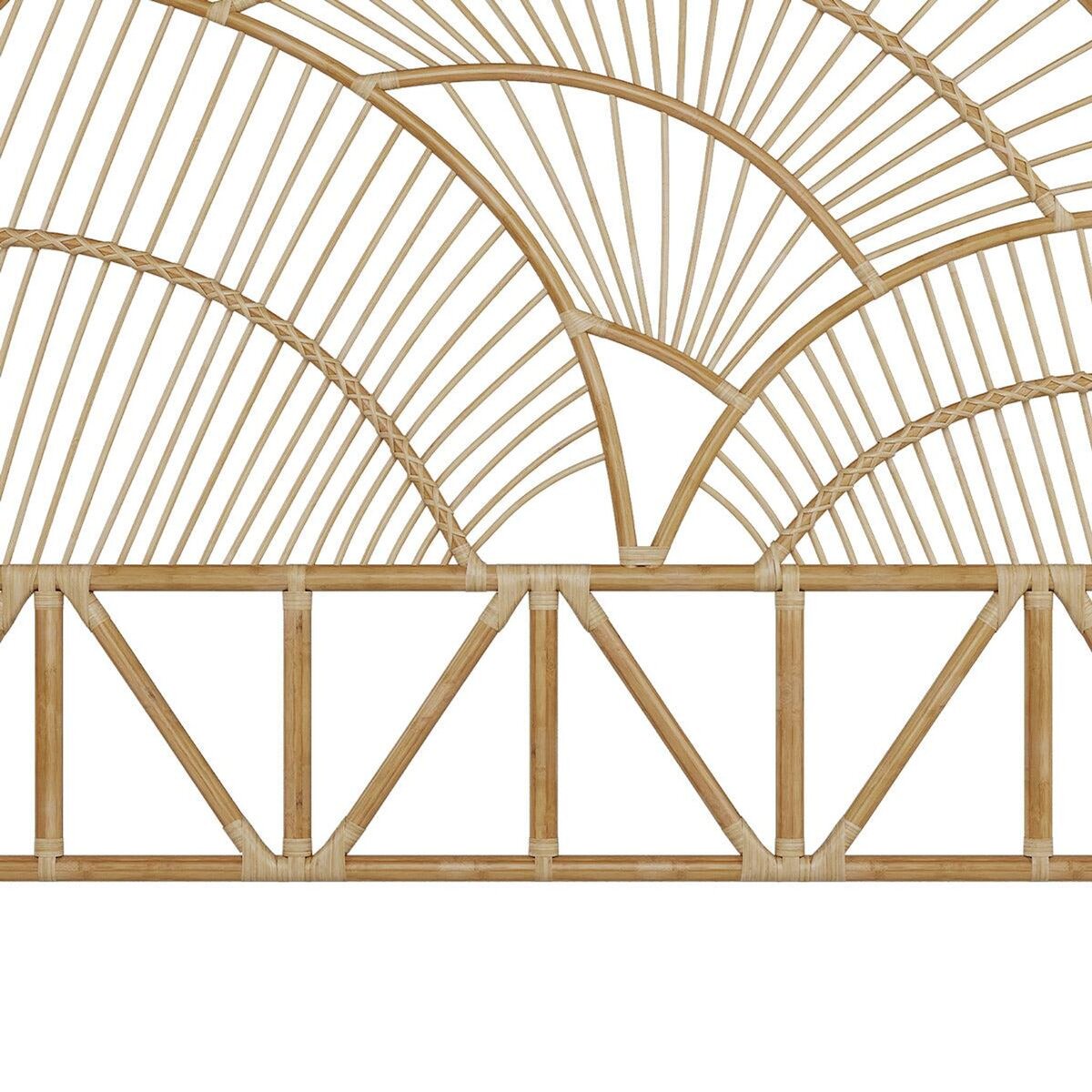 Rendez vous déco Tête de lit en rotin naturel 140 cm - Séléné