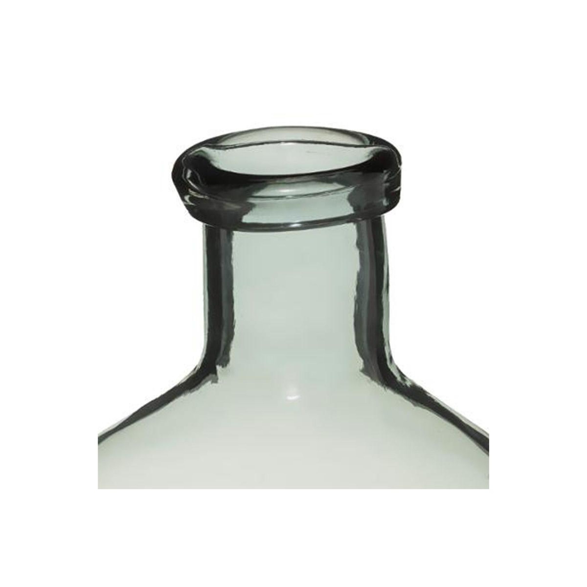 Voir la diapositive 2 : ATMOSPHERA Vase design en verre  green house  20cm gris