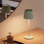 Voir la diapositive 5 : Lumisky Lampe de table sans fil LED ABBY Vert olive Aluminium