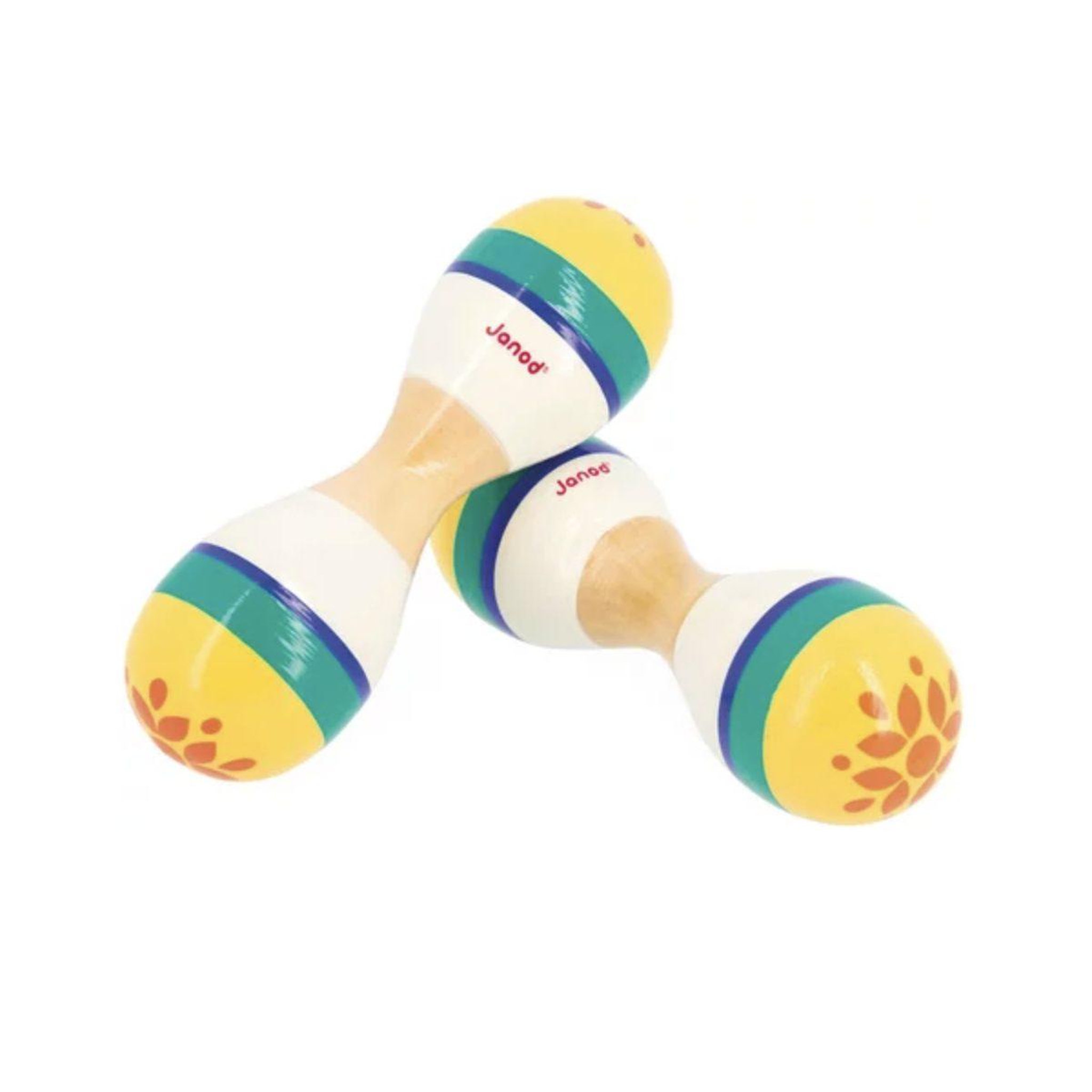 JANOD Gioia double maracas en bois