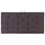 Voir la diapositive 4 : VIDAXL Coussin de plancher de palette Coton 120x80x10 cm Anthracite