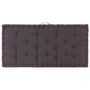 Voir la diapositive 4 : VIDAXL Coussin de plancher de palette Coton 120x80x10 cm Anthracite