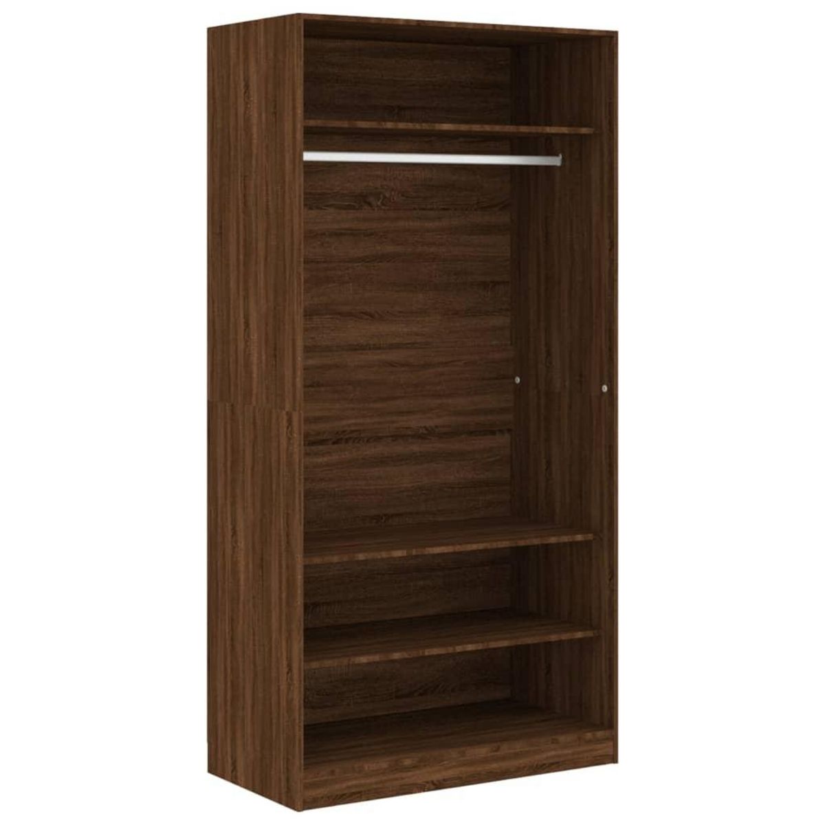 VIDAXL Garde-robe chene marron 100x50x200 cm bois d'ingenierie