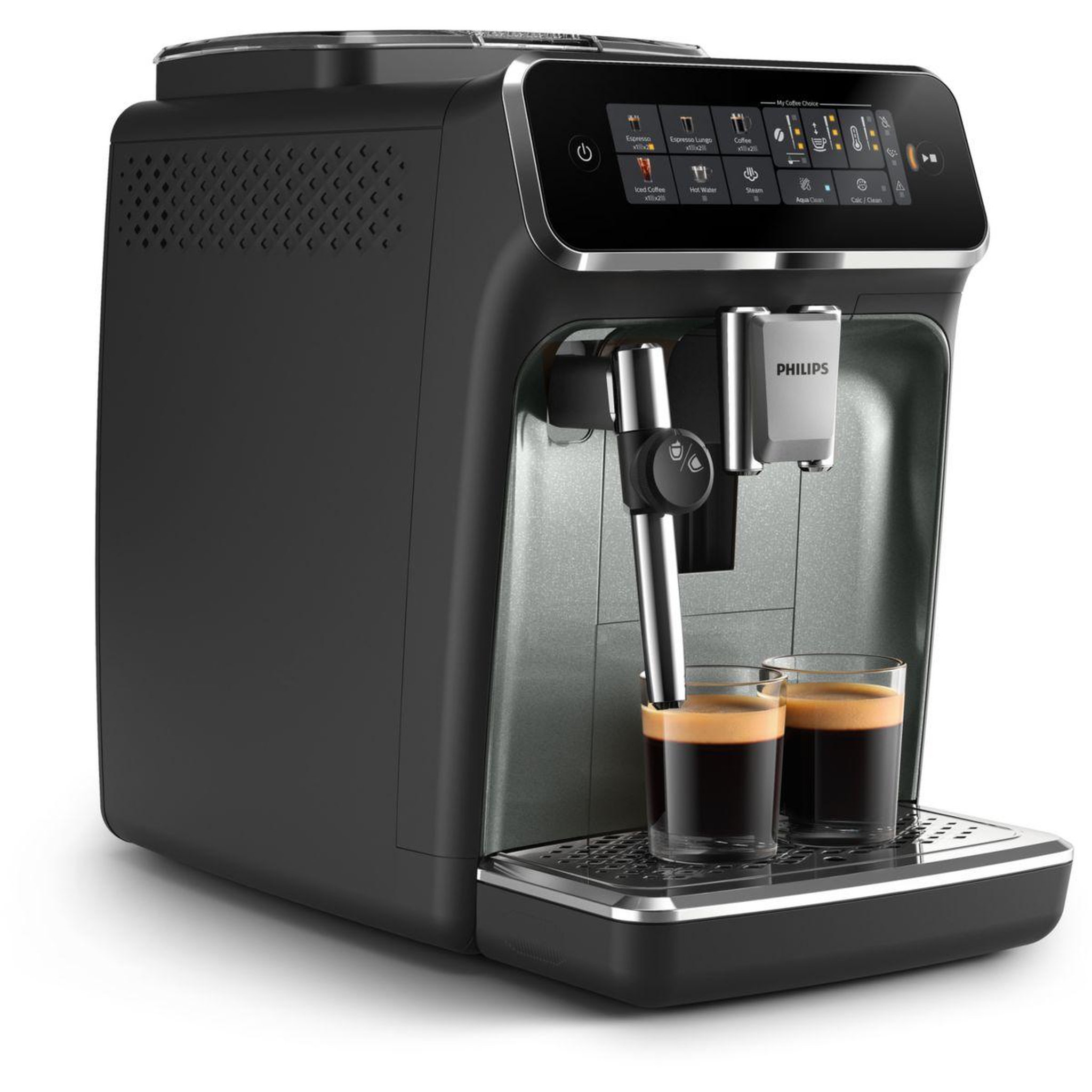 Voir la diapositive 2 : Philips Expresso broyeur silent brew ep3329/70