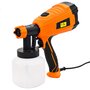 Voir la diapositive 2 : VIDAXL Pistolet a peinture electrique et 3 tailles de buses 500W 800ml