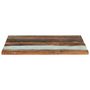 Voir la diapositive 2 : VIDAXL Dessus de table carre 80x80 cm 25-27 mm Bois de recuperation