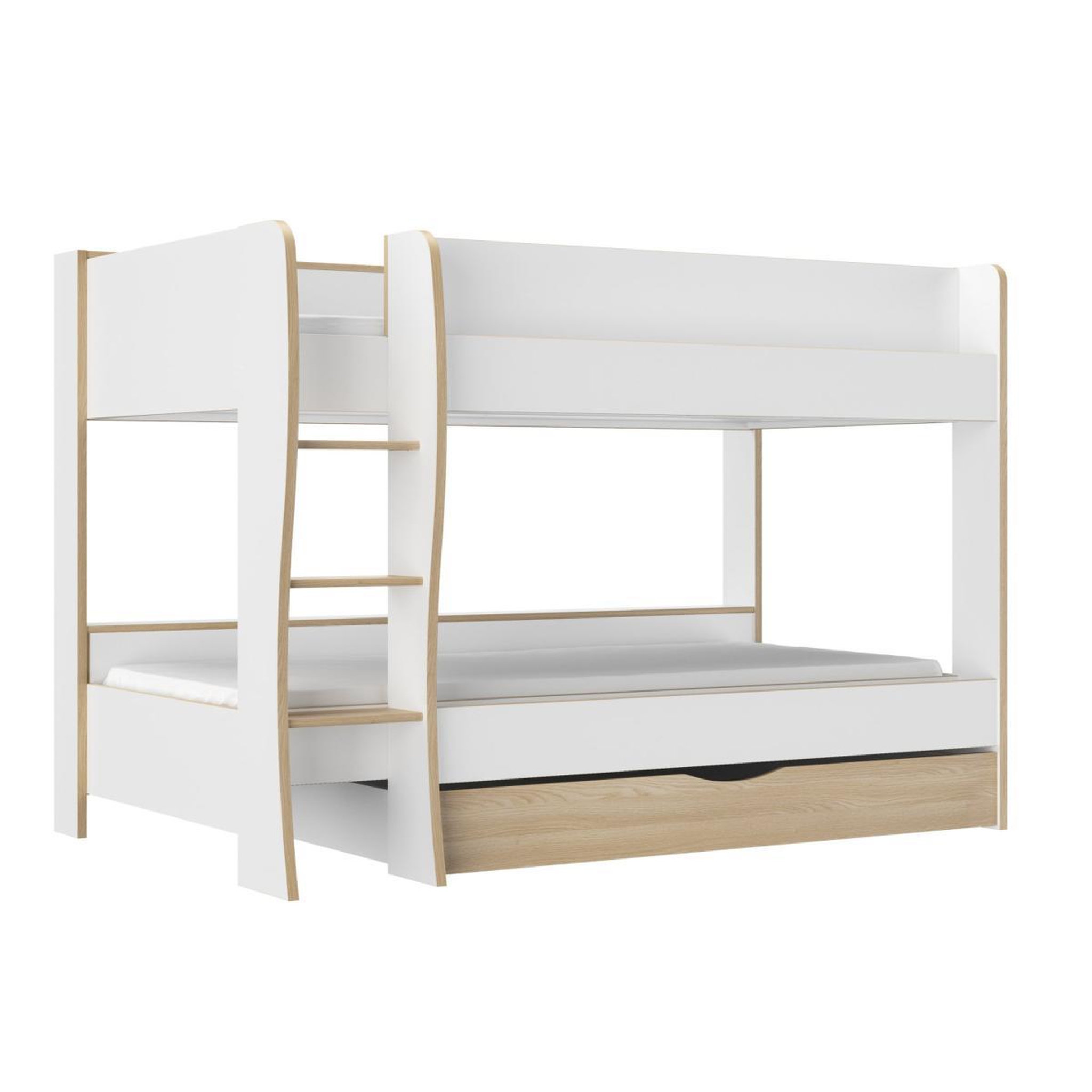 GALIPETTE Lits superposés roomy blanc 90x200