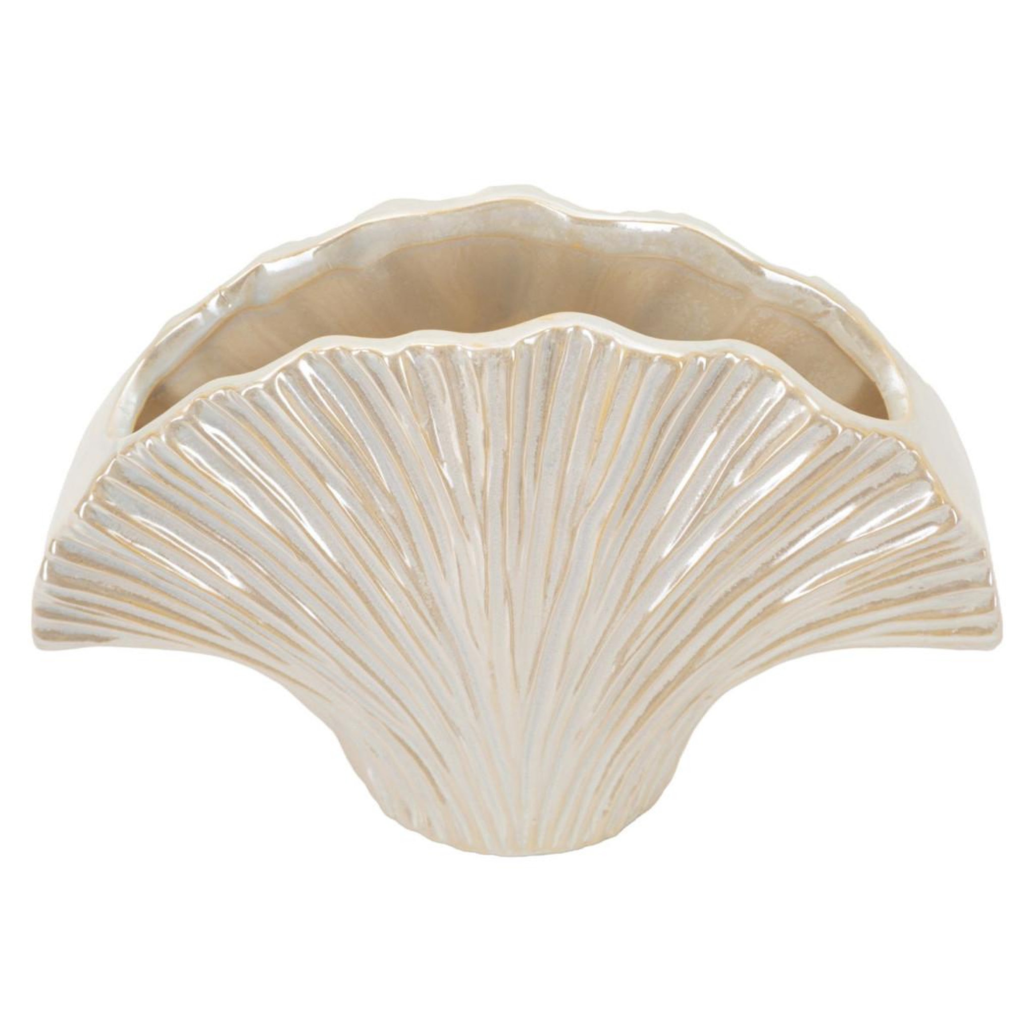 Voir la diapositive 3 : Paris Prix Vase en céramique  perly  27cm blanc