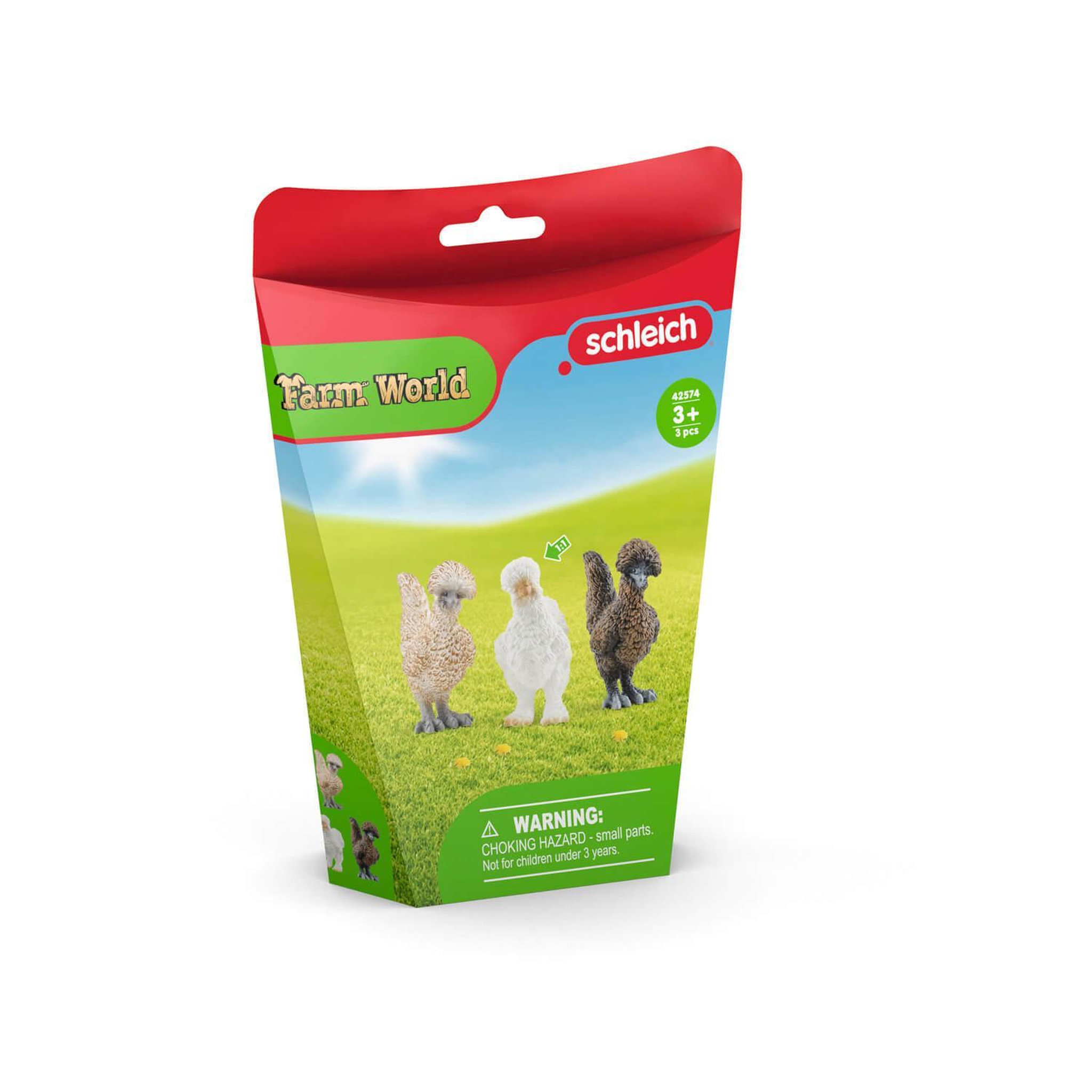 Voir la diapositive 5 : Schleich Figurines Farm World : Trio de poules