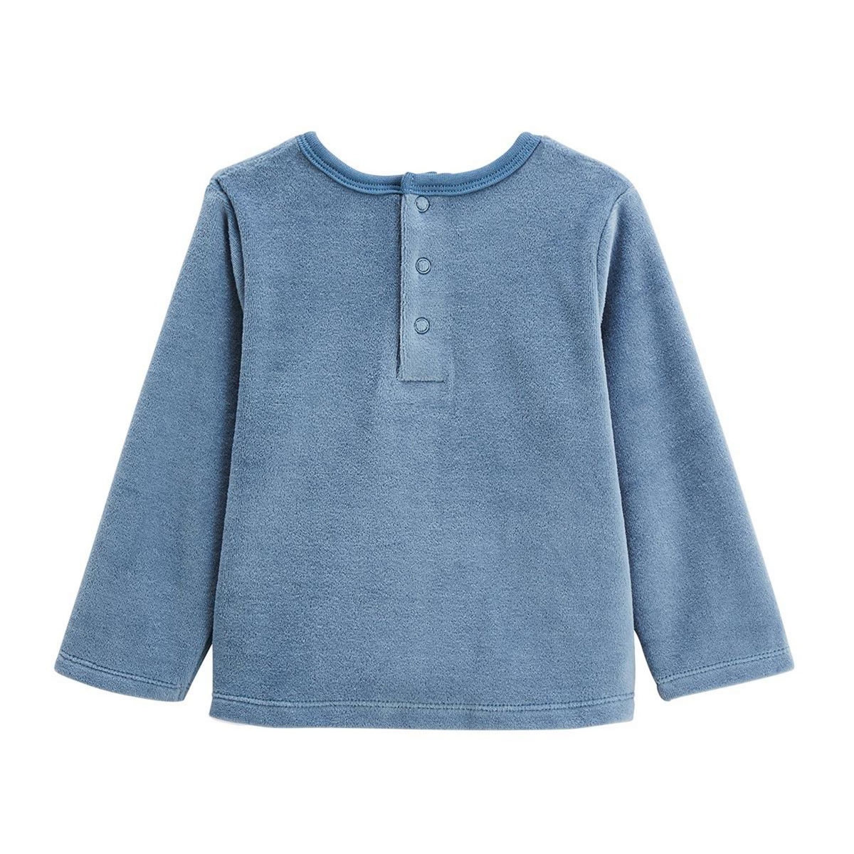 Petit Béguin Pyjama enfant 2 pièces en velours Tao