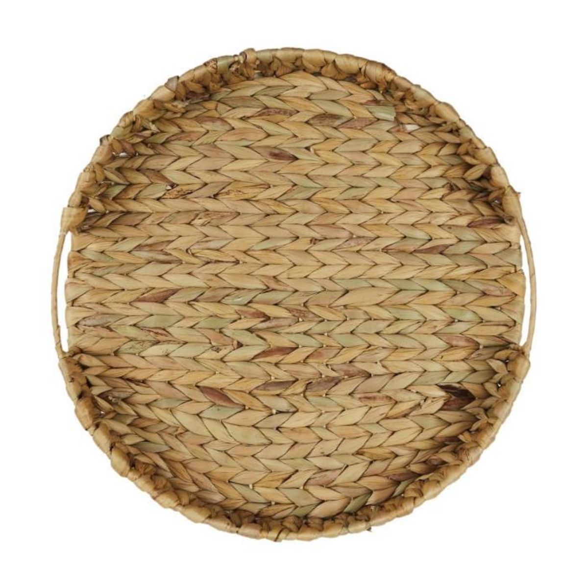 Paris Prix Plateau Déco en Bois  Tressage  40cm Naturel