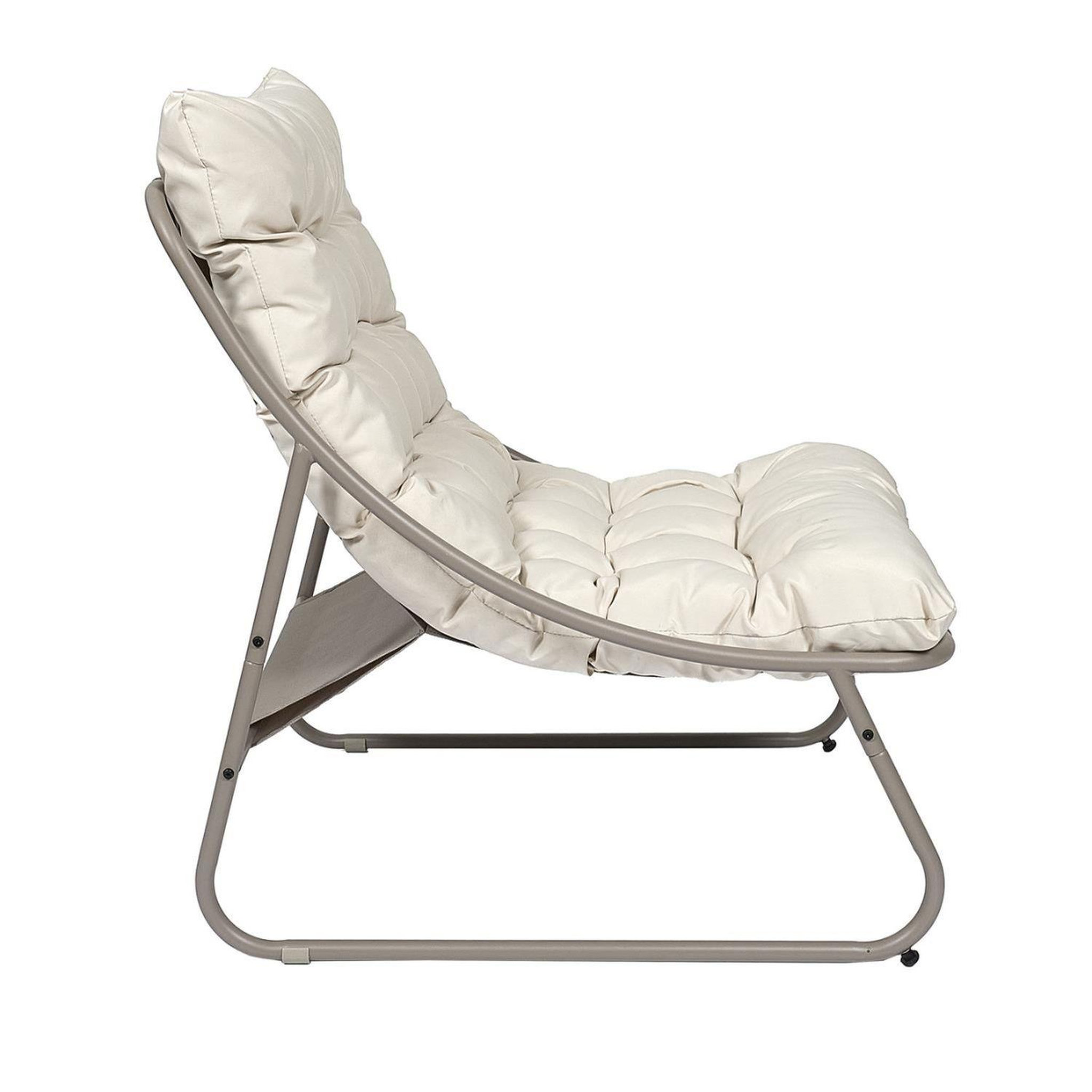Voir la diapositive 4 : The Home Deco Factory Fauteuil de détente DOLCE VITA