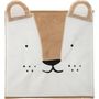 Voir la diapositive 2 : Atmosphera Kids Boîte de rangement enfant design velours Douceur - L. 29 x l. 29 cm - Beige