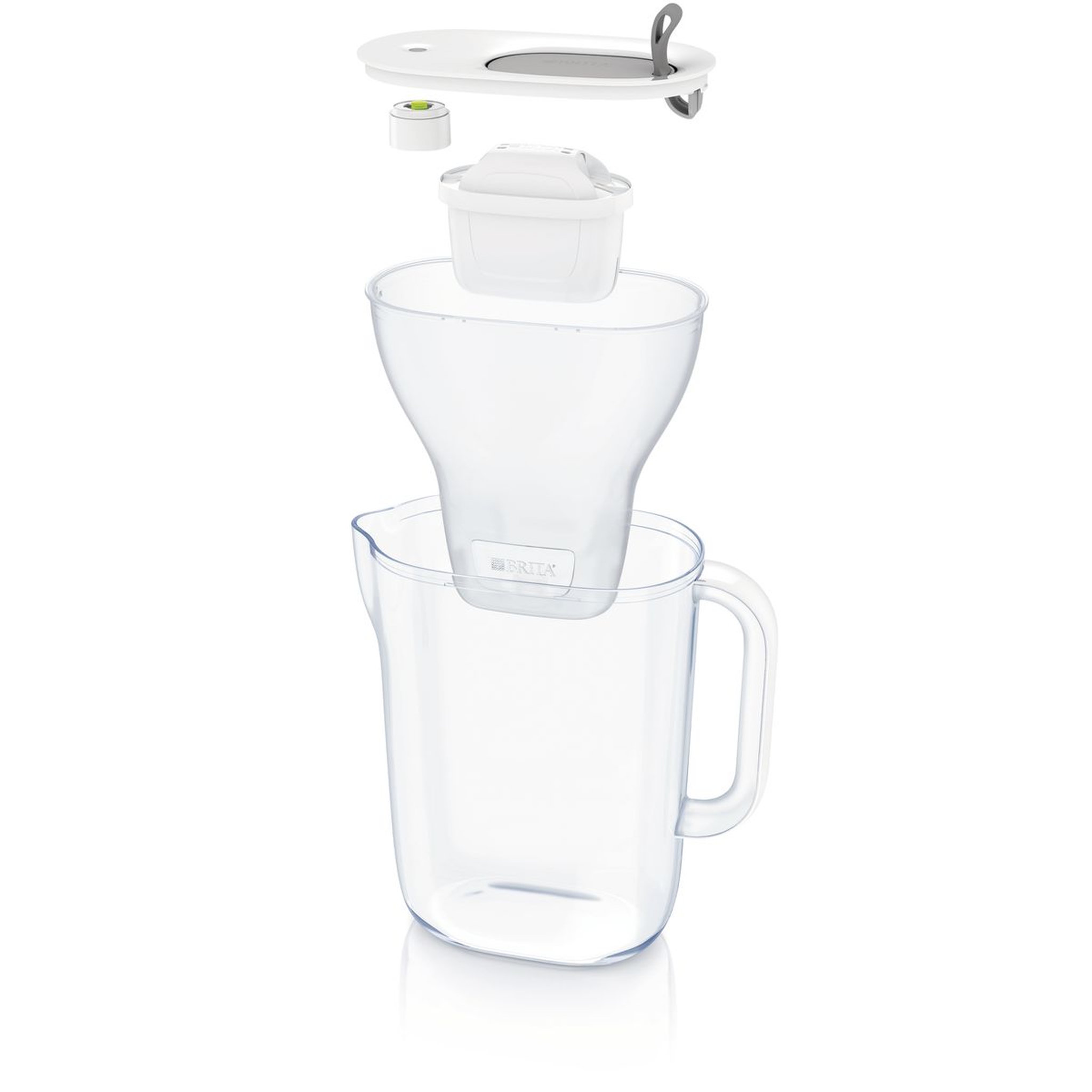 Voir la diapositive 6 : BRITA Carafe filtrante Style grise + 1 filtre MAXTRA+ inclus         