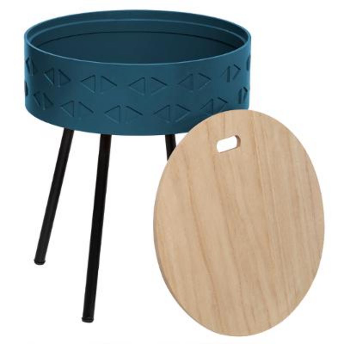 ATMOSPHERA Table avec coffre et plateau HIBO