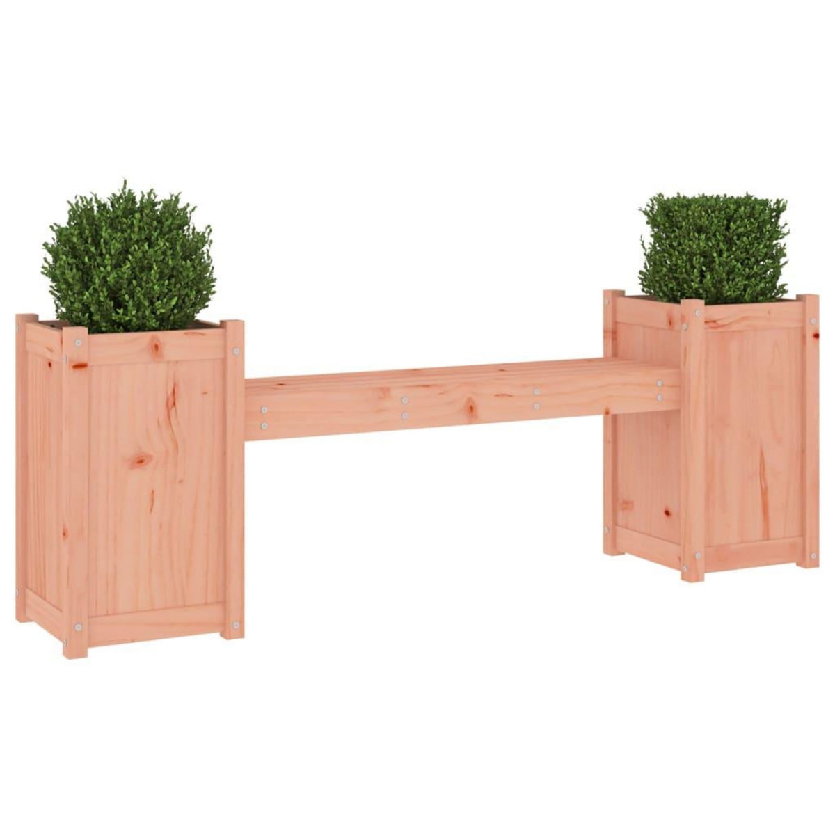 VIDAXL Banc avec jardinieres 180x36x63 cm bois massif de douglas