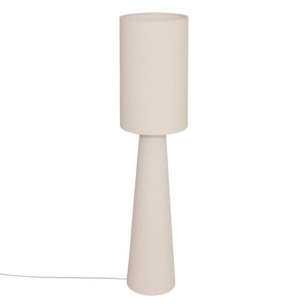 ATMOSPHERA Lampadaire Bouclette  Solal  124cm Blanc