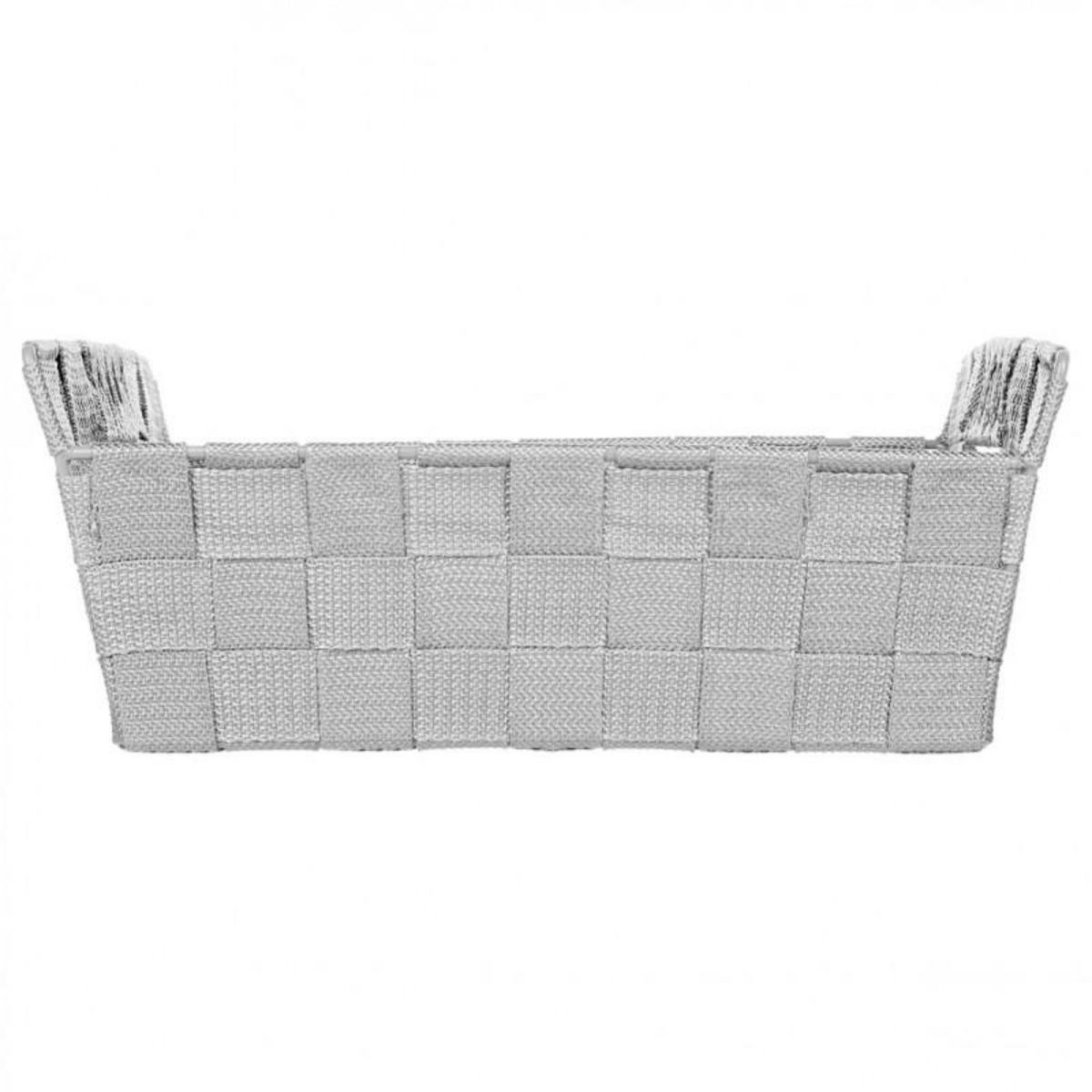  Panier de Rangement  Biseauté  28cm Gris