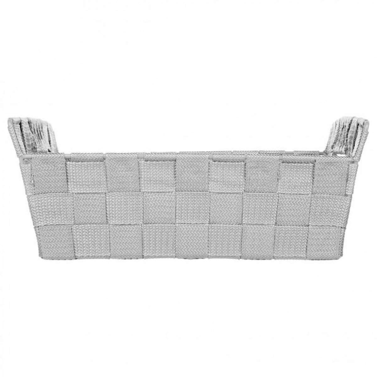  Panier de Rangement  Biseauté  28cm Gris