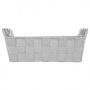 Voir la diapositive 2 :  Panier de Rangement  Biseauté  28cm Gris