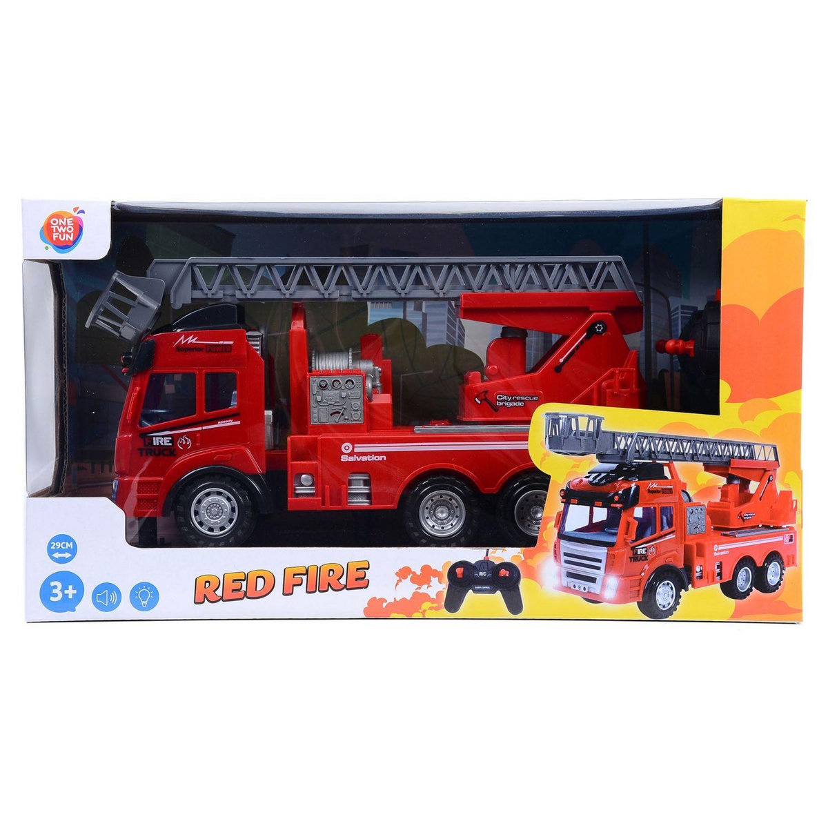 One Two Fun Camion de pompier radiocommandé