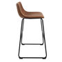 Voir la diapositive 4 : Paris Prix Lot de 2 Tabourets de Bar  Indus  93cm Marron