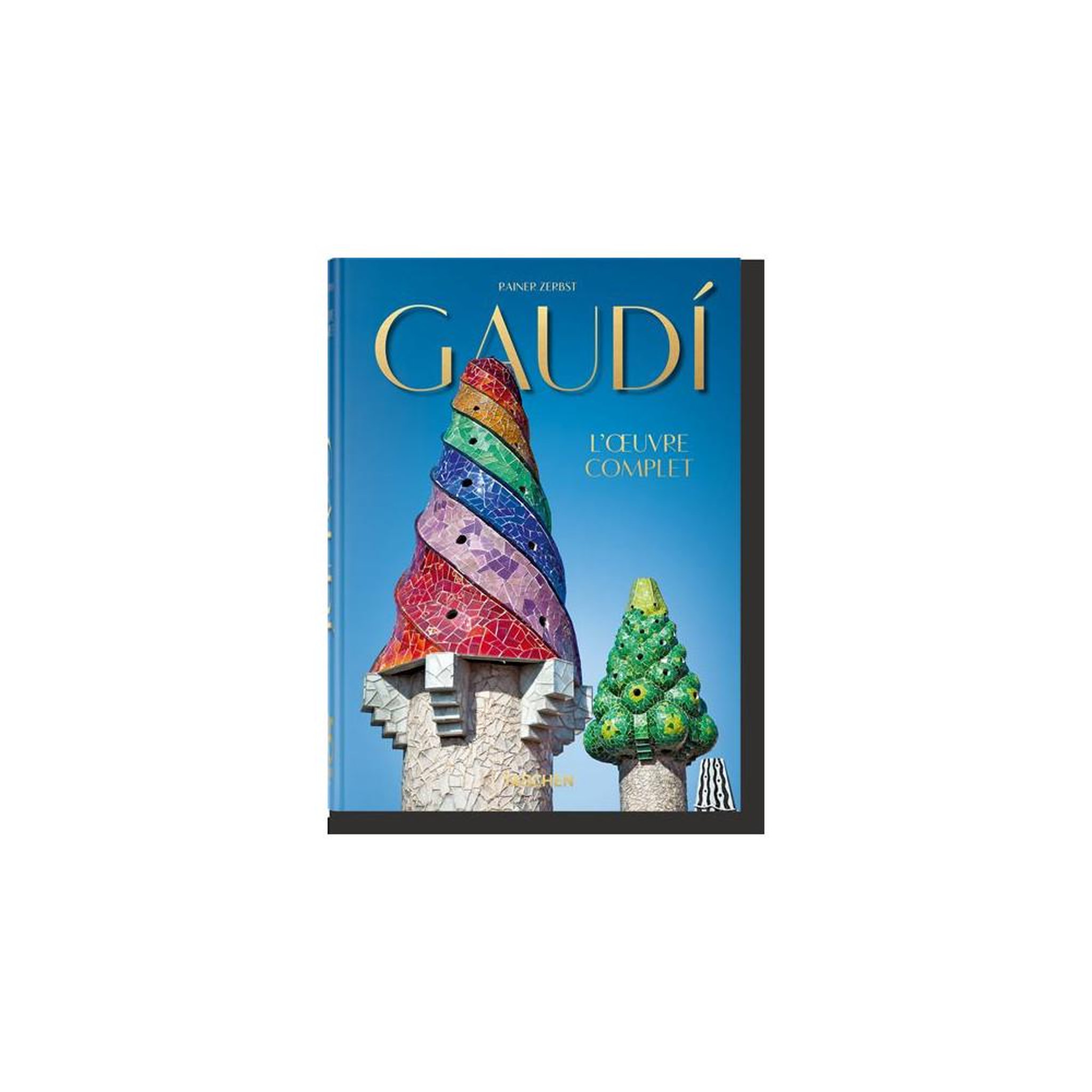 Livre gaudí : l'œuvre complet (complete works) édition illustrée 45e, relié grand format, français