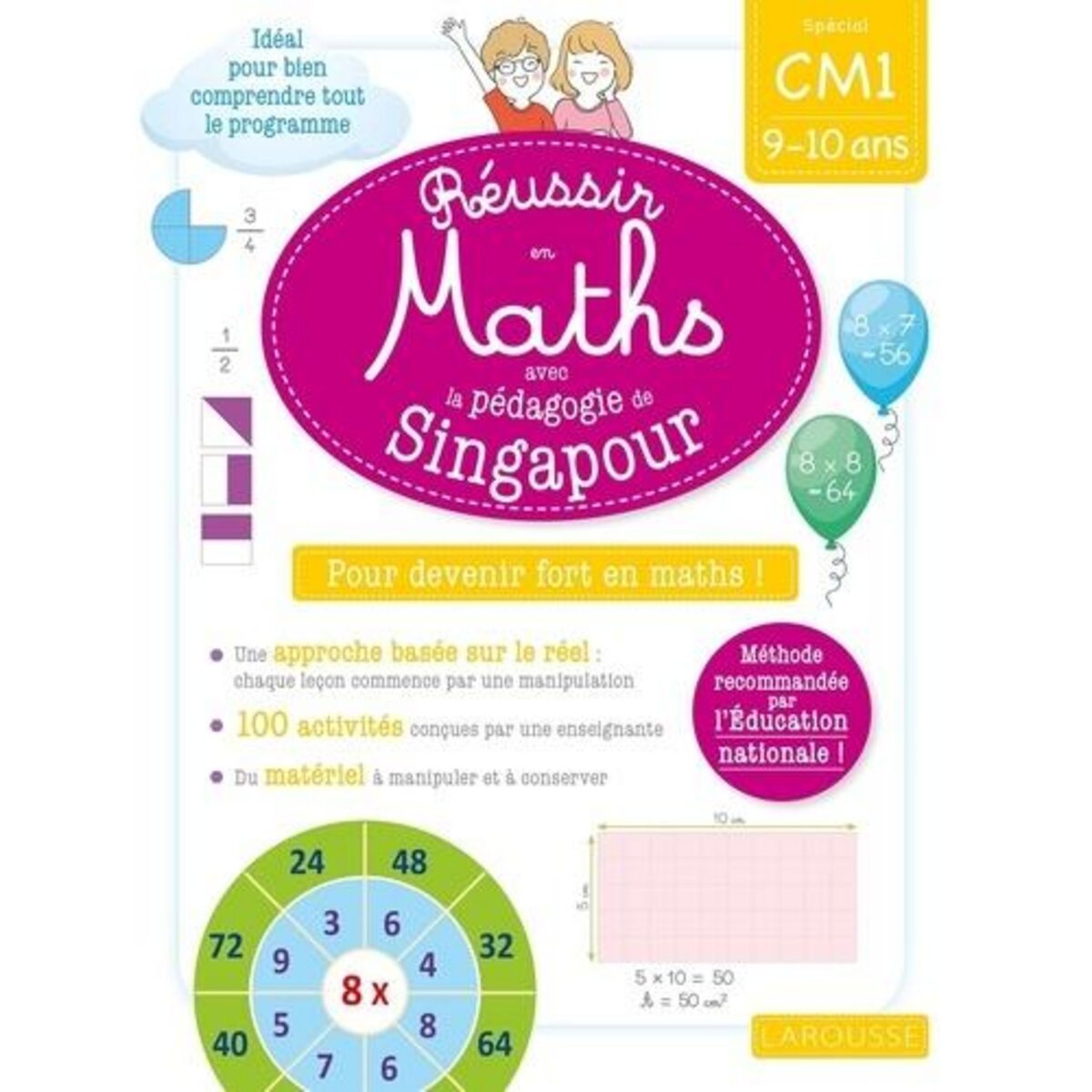 REUSSIR EN MATHS AVEC MONTESSORI ET LA PEDAGOGIE DE SINGAPOUR CM1, Urvoy Delphine