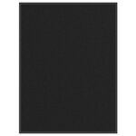 VIDAXL Paillasson Noir 80x120 cm