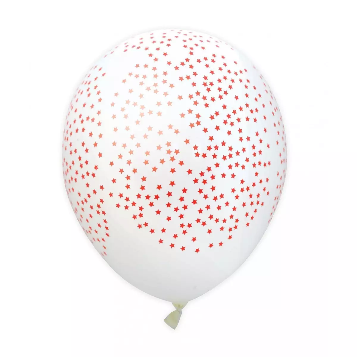 Scrapcooking Party 6 ballons de baudruche gonflables Ø 25 cm - Etoiles rouges