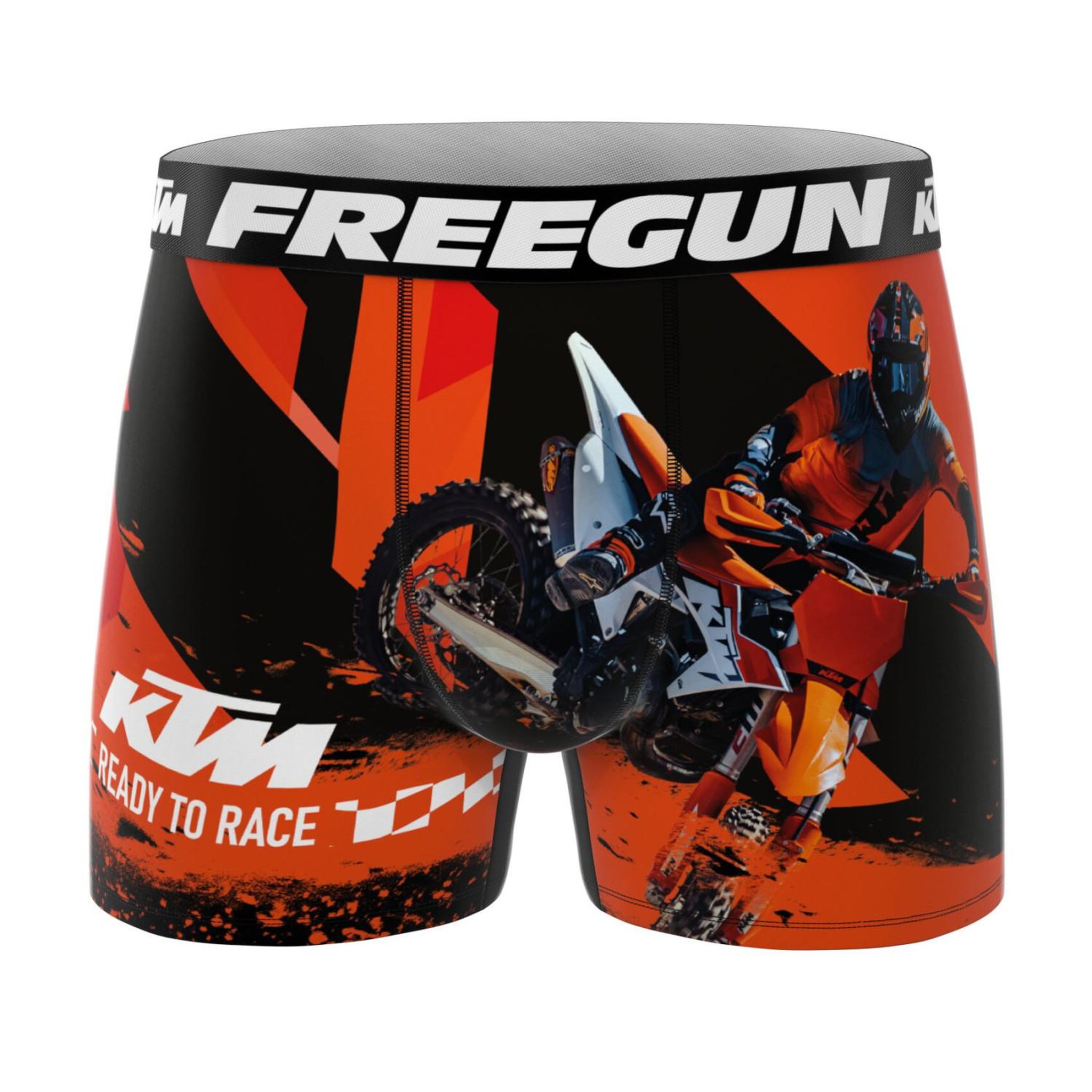 Voir la diapositive 3 : FREEGUN Lot de 3 boxers homme KTM