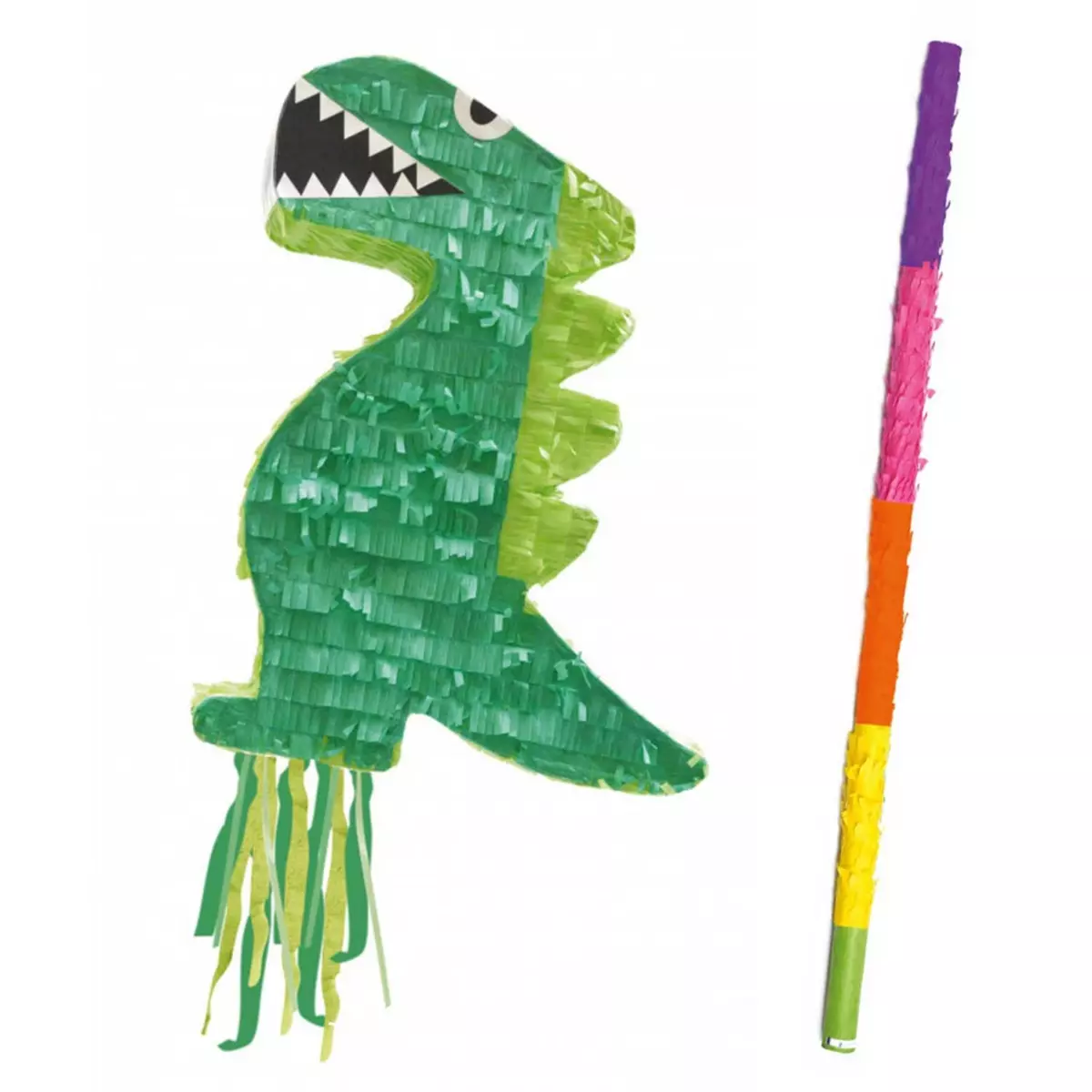 Scrapcooking Party Piñata dinosaure + bâton