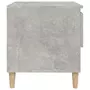 VIDAXL Tables de chevet 2 pcs Gris beton 50x46x50 cm Bois d'ingenierie