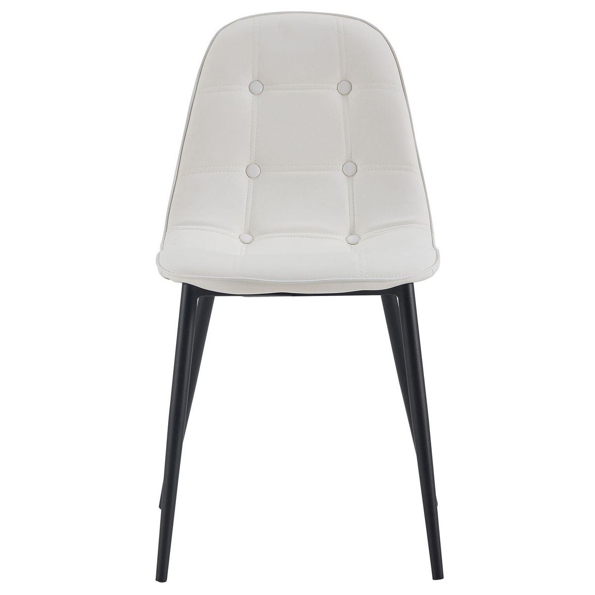 IDIMEX Lot de 4 chaises ALVARO, en synthétique