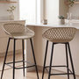 Voir la diapositive 3 : IDIMEX Lot de 2 tabourets de bar IREK, en plastique