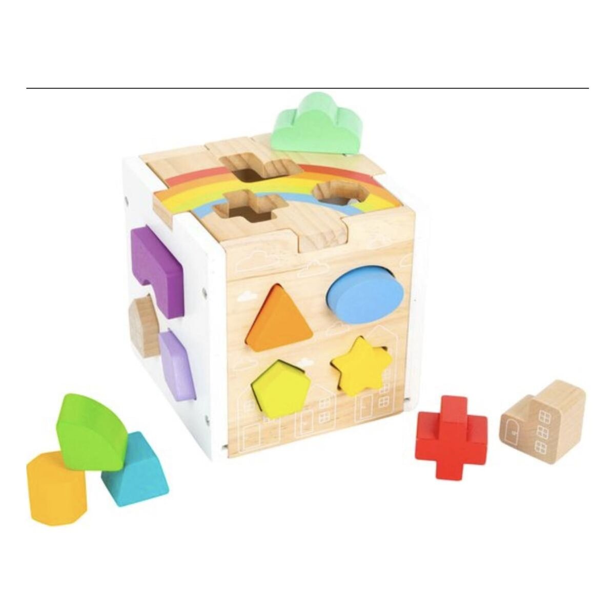 SMALLFOOT Cube a formes Arc-en-ciel