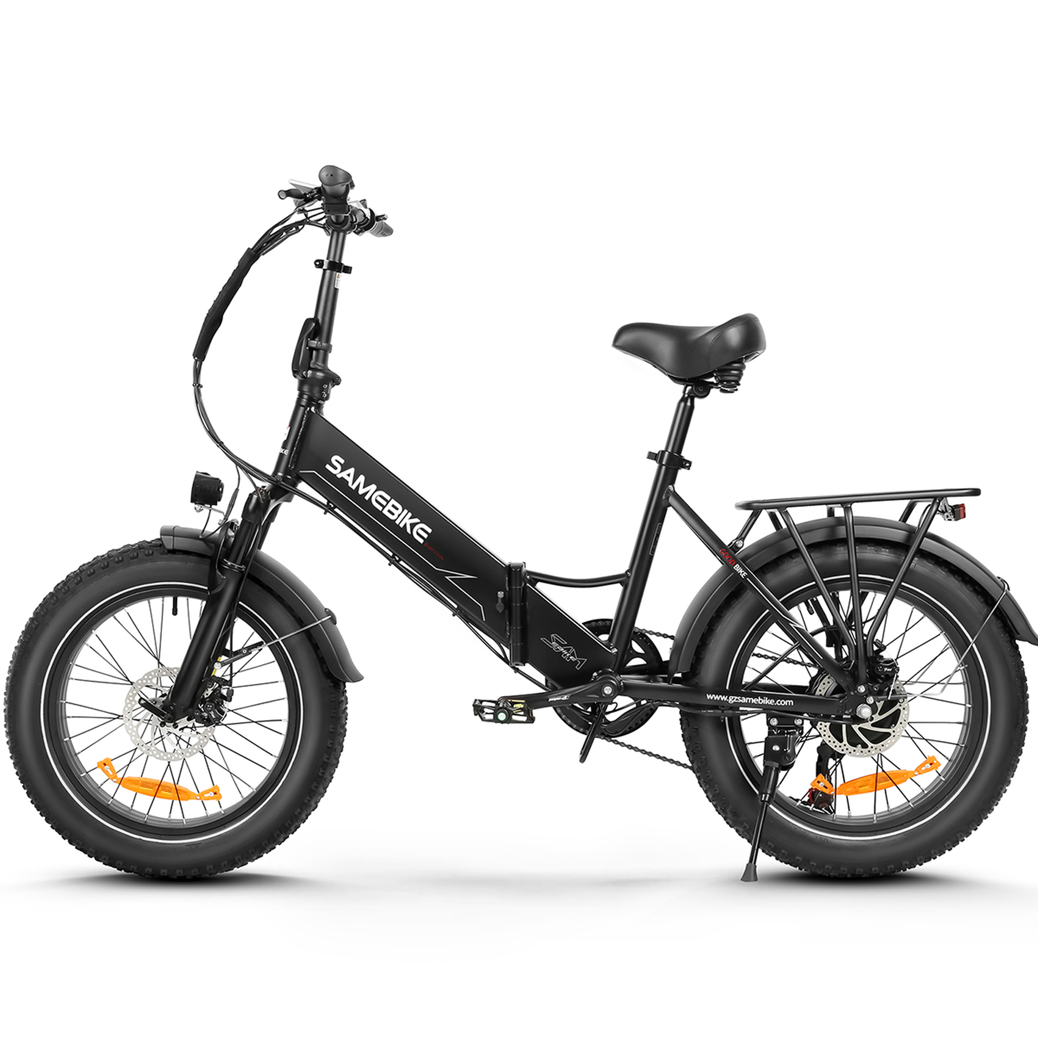 Voir la diapositive 4 : SAMEBIKE Vélo électrique pliant SAMEBIKE LOTDM200-II