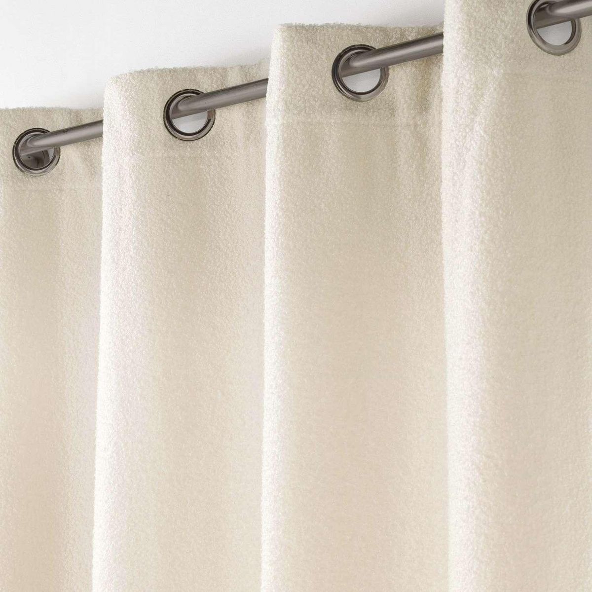 Douceur d'Intérieur Rideau à œillets BELI - Bouclette unie