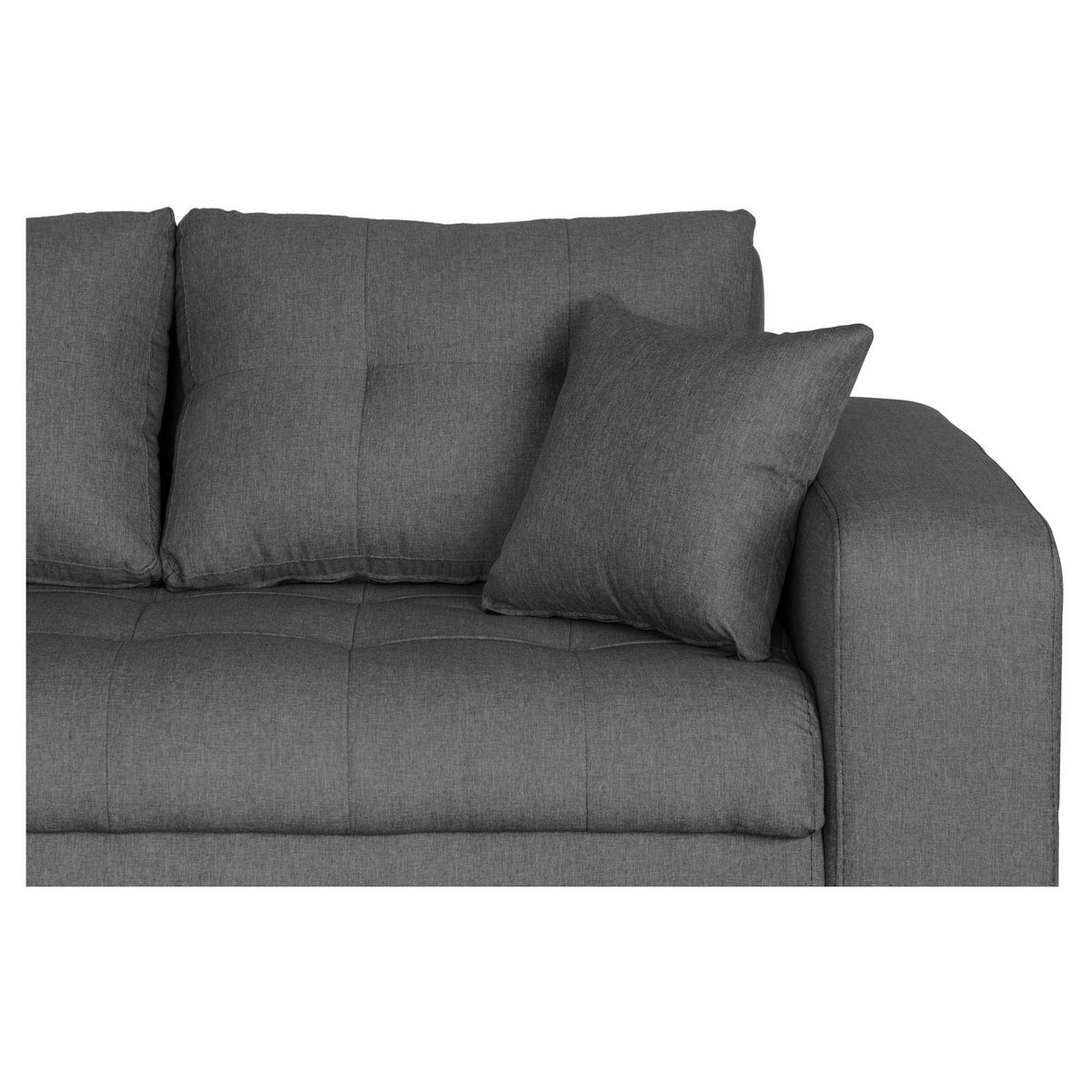 Canapé d'angle gauche convertible CLELIA, 4 places