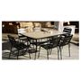 Voir la diapositive 3 : Givex Salon repas de jardin 6 personnes 160x90cm ZELIE