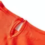 VIDAXL T-shirt enfants a manches longues orange fonce 116