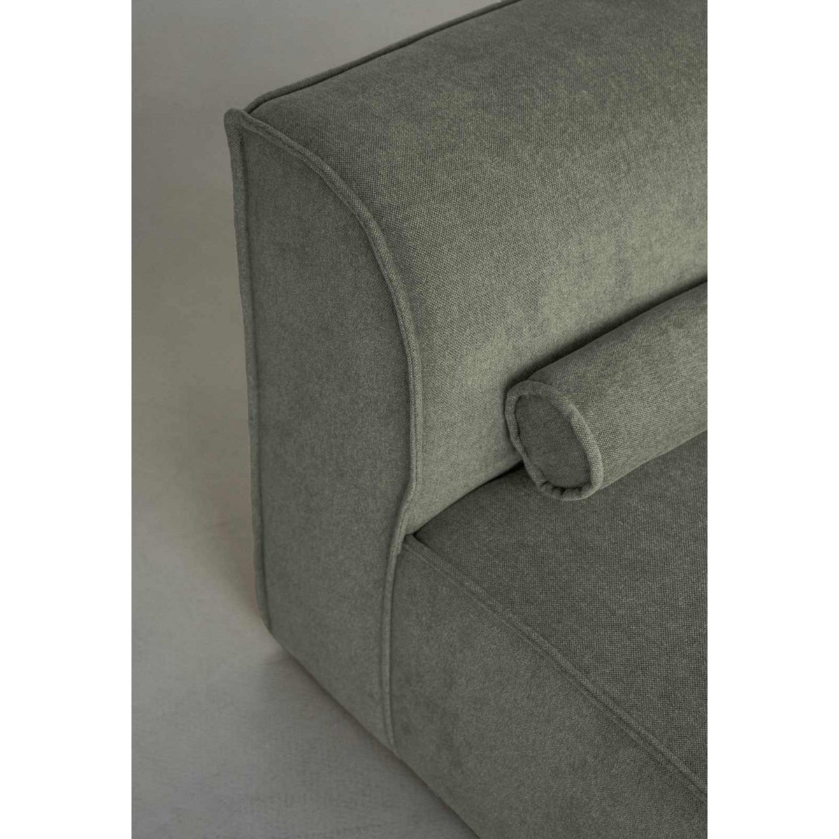 BEST MOBILIER Felix - module d'assise méridienne droit en tissu texturé