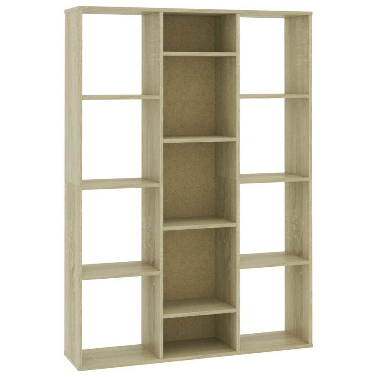 VIDAXL Separateur de piece/Bibliotheque Chene sonoma 100x24x140 cm
