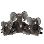 Voir la diapositive 2 : Paris Prix Peluche Éléphant  Trompe  40cm Gris