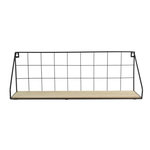 Paris Prix Étagère Murale Design  Hulka  45cm Naturel & Noir