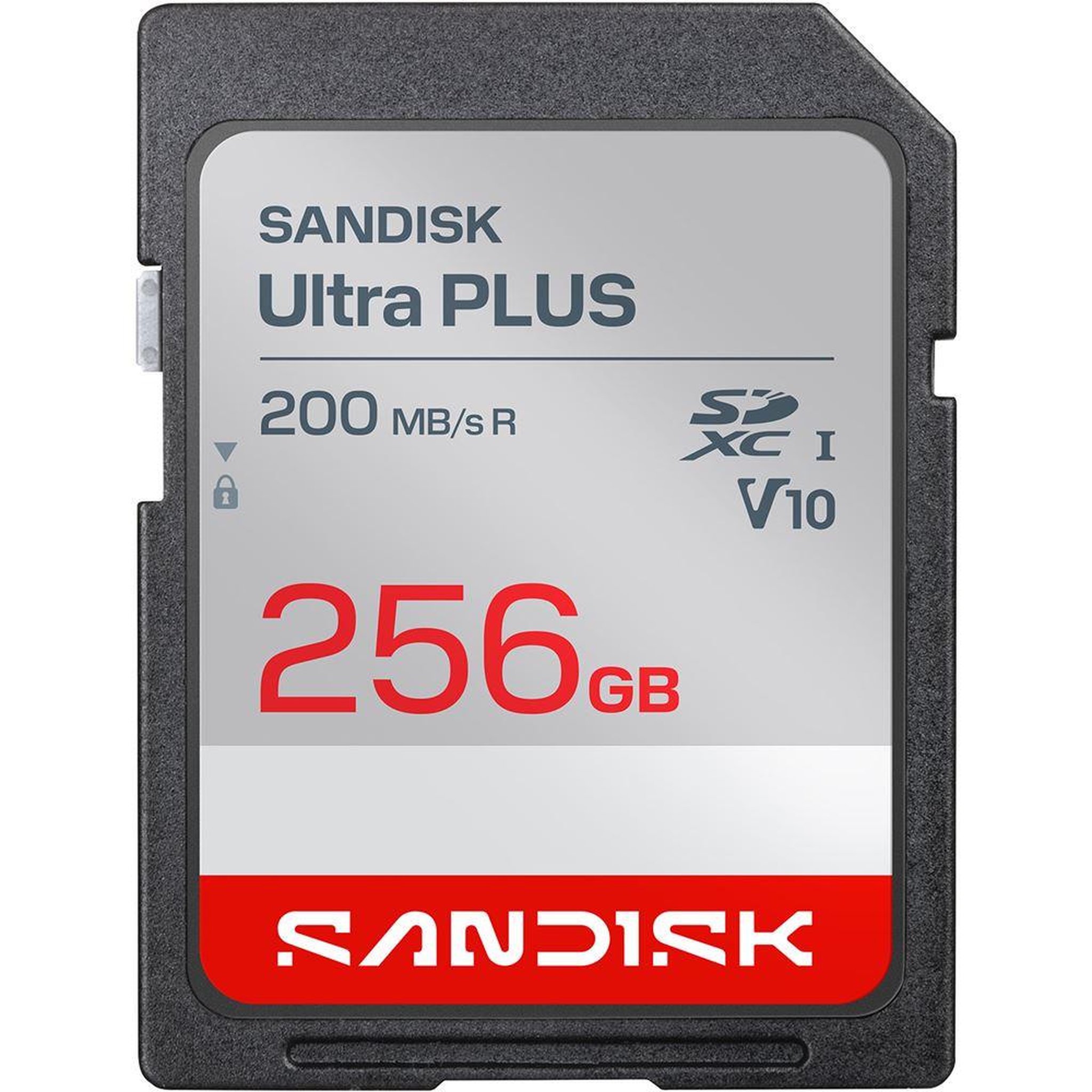 SANDISK Carte mémoire microSDXC 256 Go UHS-I U10 pour caméras Full HD